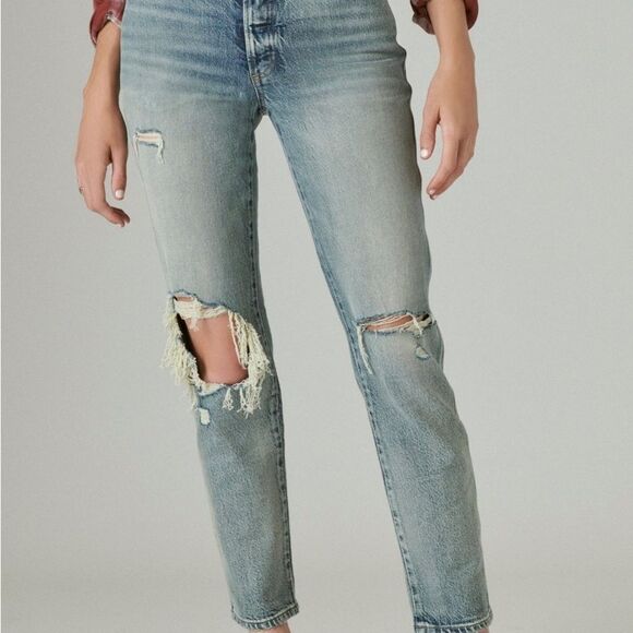 Lucky Brand High Rise Drew Mom Jean - Picture 3 of 11